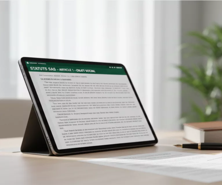 Un écran d'ordinateur avec des status de société