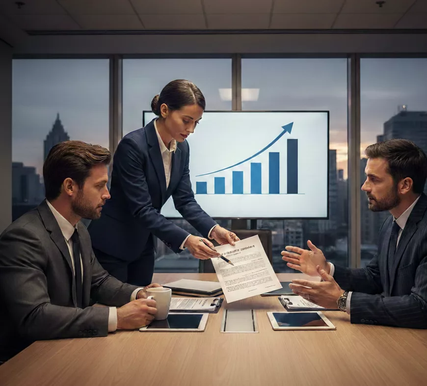 Négociation d'une augmentation de capital dans un cabinet d'avocats