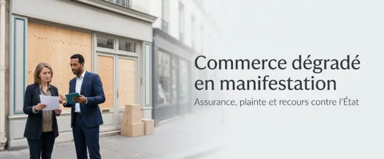 Commerces pillés ou vandalisés lors de manifestations : Comment agir ?